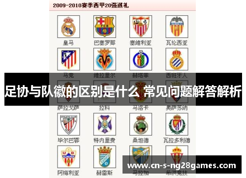 足协与队徽的区别是什么 常见问题解答解析